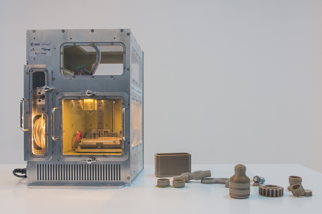 3D Microgravity Printer from ESA. Photo via BEEVERYCREATIVE