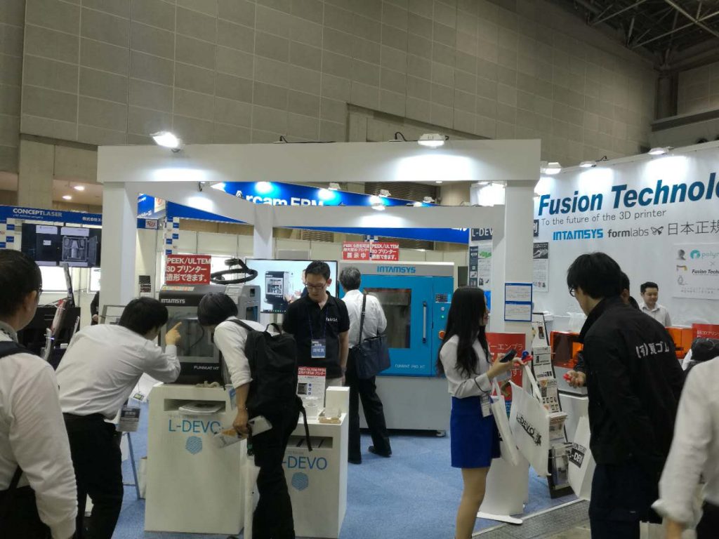 See INTAMSYS 3D printers at the Fusion Technology booth at DMS Tokyo 2018. Photo via INTAMSYS