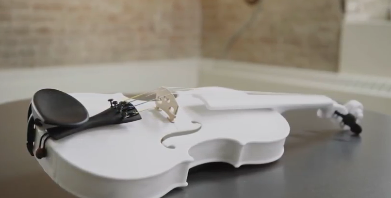 3D printed prototype of a violin. Photo via Ottawa Symphony Orchestra.