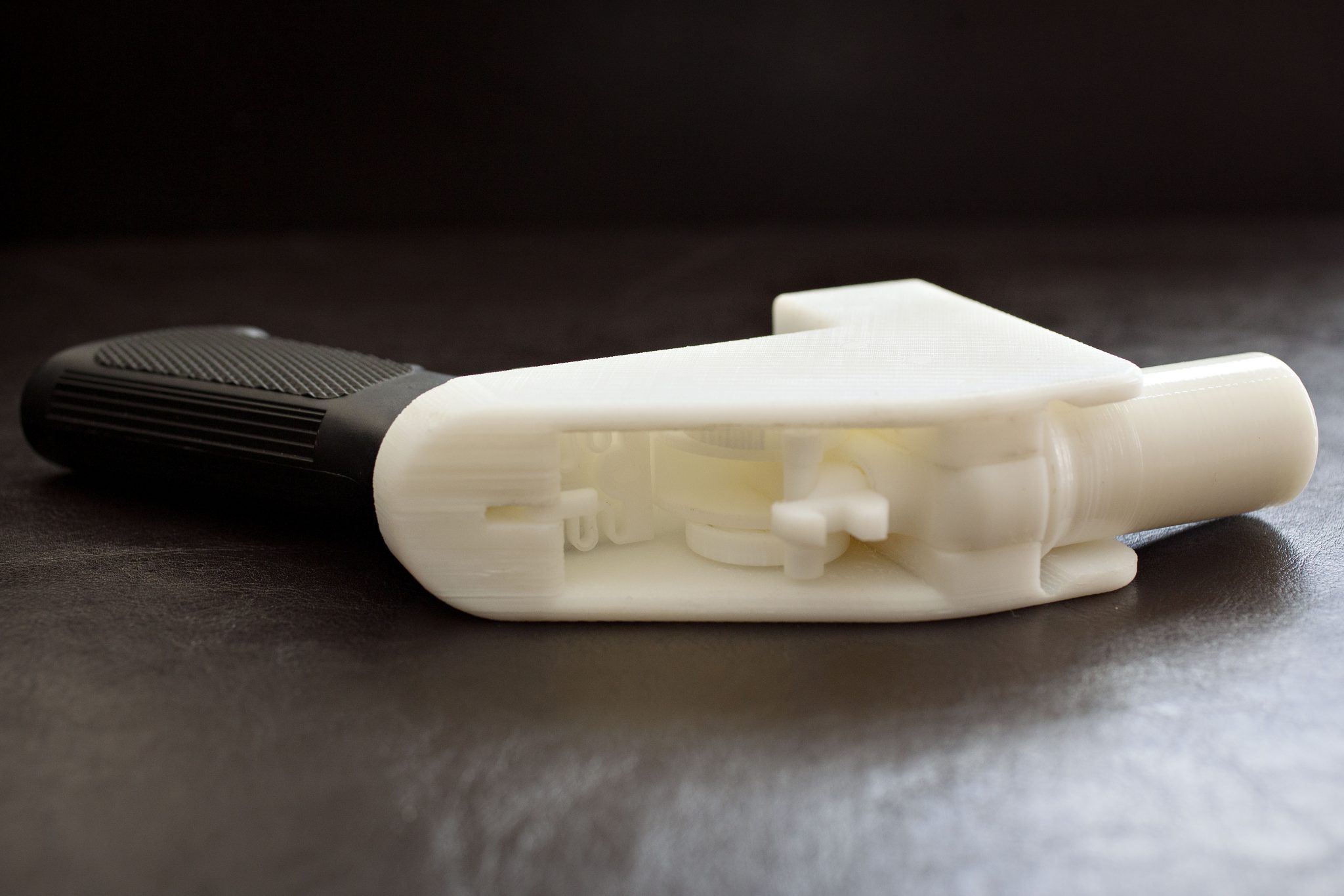 The Plastic Liberator 3D printed gun. Photo by Lorenza Baroncelli