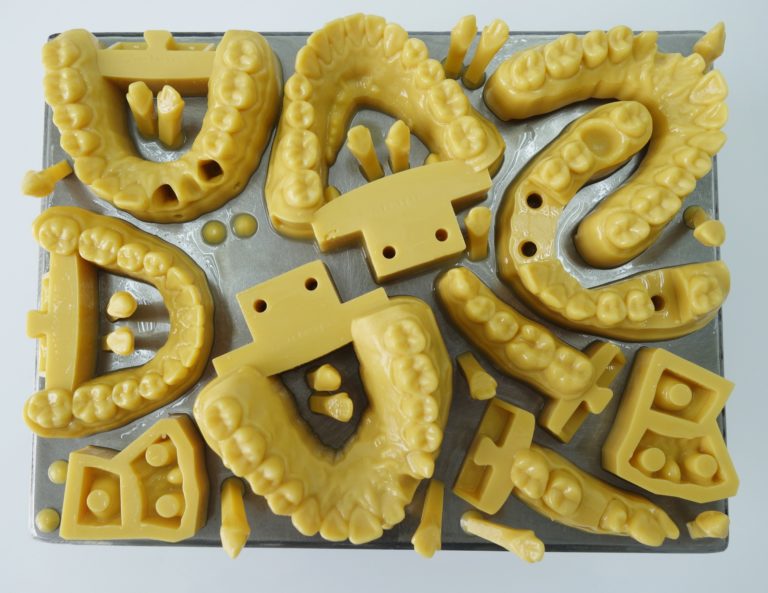 3D printed dental aligners. Photo via Structo.