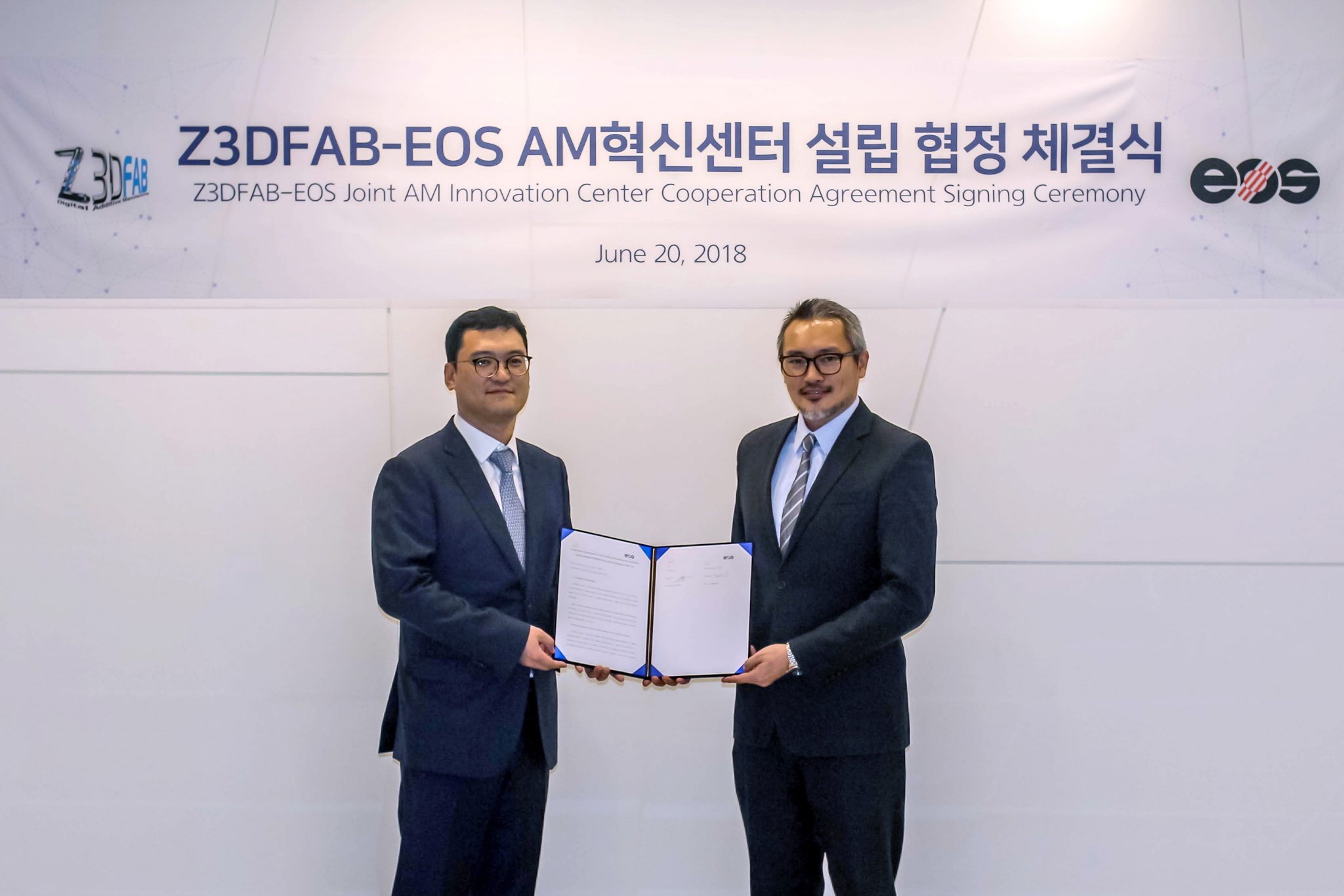 Z3DFAB and EOS have signed an agreement for a 3D Printing Innovation Center. Photo via Z3DFAB.
