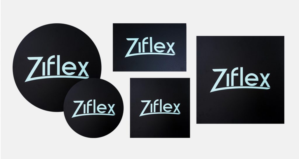 Ziflex is available in a shape to match your 3D printer. Photo via Zimple.