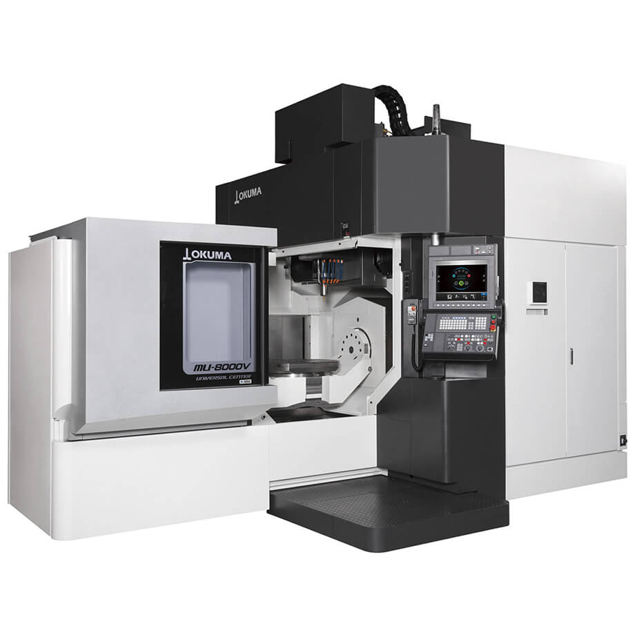 The MU-8000V 5-axis vertical machining center. Image via Okuma.