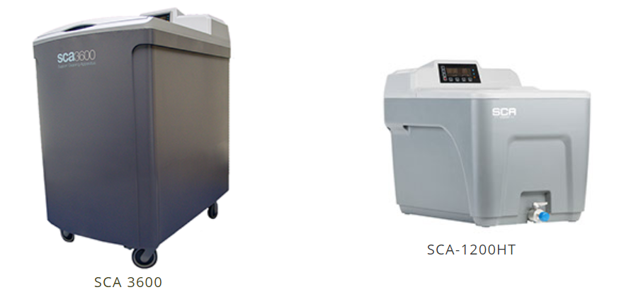 The image shows SCA-1200HT and SCA 3600, PADT’s two support cleaning system. Image via PADT