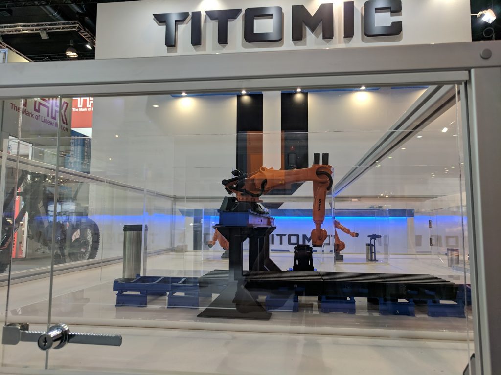 Titomic at Formnext 2018. Photo by Michael Petch.