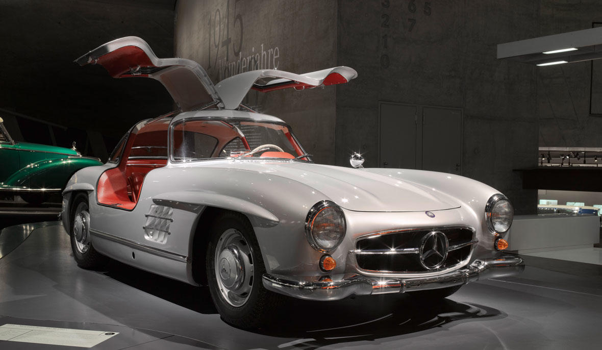 The Mercedes-Benz 300 SL Coupe. Image via Mercedes-Benz