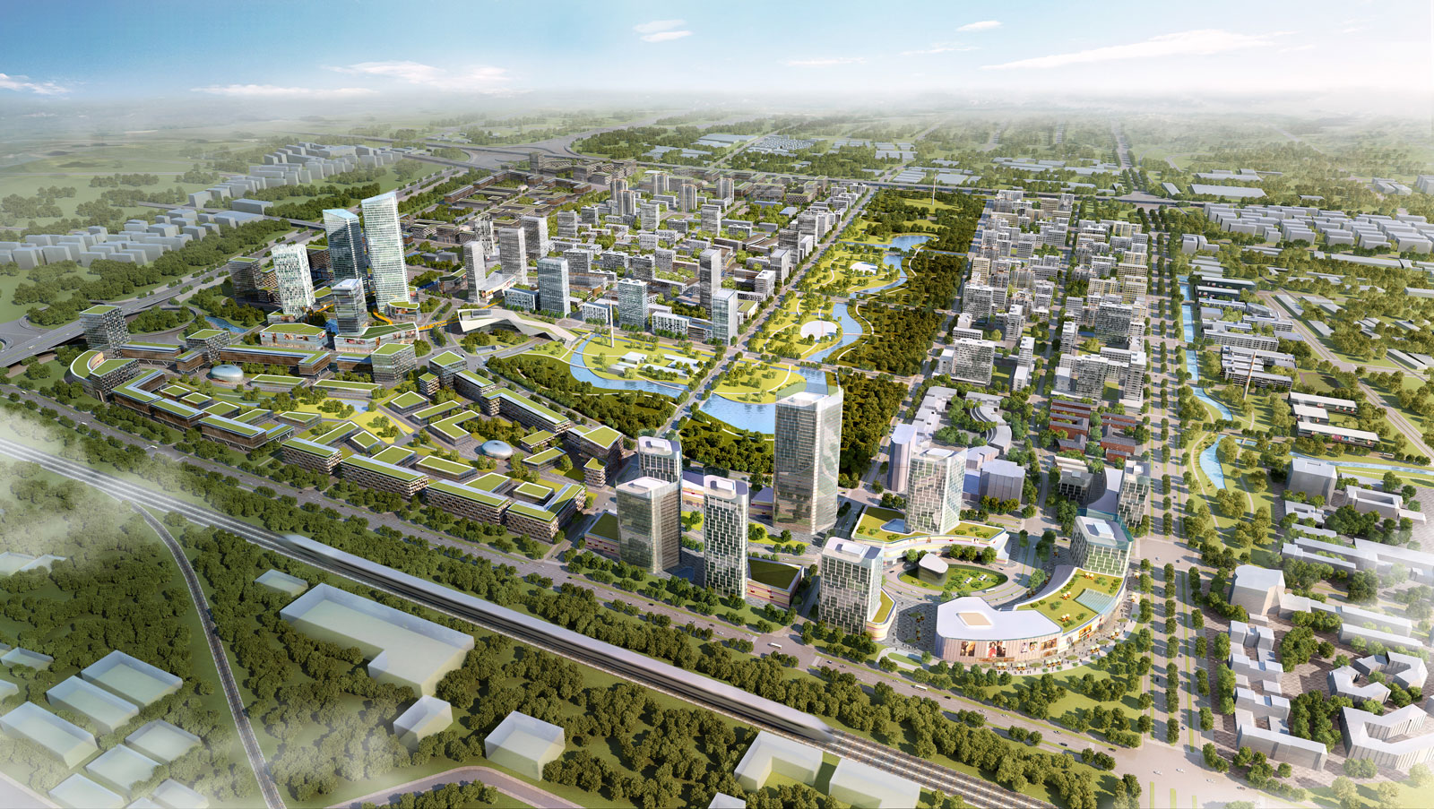 A graphic representation of the Taopu Smart City. Image via BDP