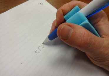 A 3D printed pen holder. Photo via MTU.