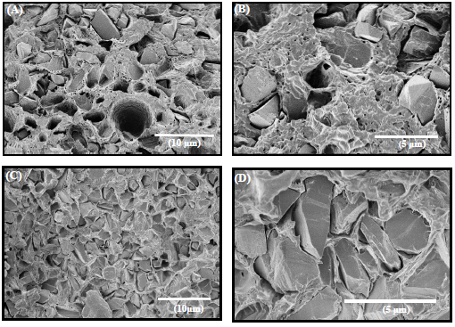 Distribution of microdiamond throughout extruded ABS. Image via ACS Applied Materials & Interfaces