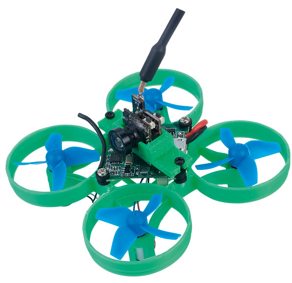 Rapid Electronics Airgineers FPV micro-drone component kit. Photo via Rapid.