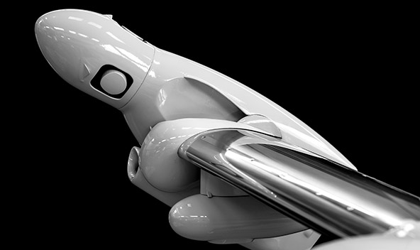3D printed outer casing for the Leonardo tiltrotor AW609 aircraft. Photo via Leonardo.