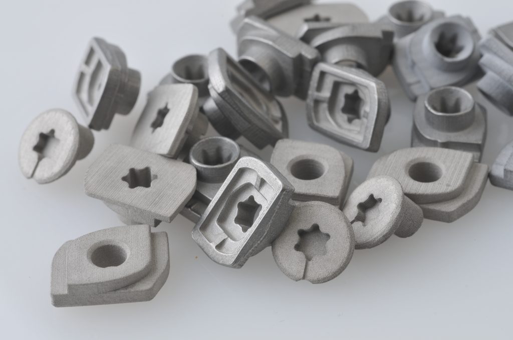 3D printed fasteners (316L) Photo via ExOne