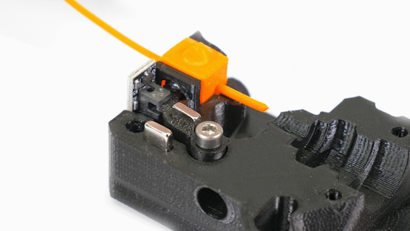 The improved MK3 extruder for Prusa MK3. Image via Prusa Research.