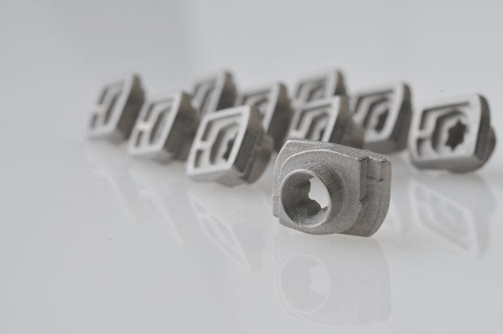 3D printed fasteners (316L) Photo via ExOne