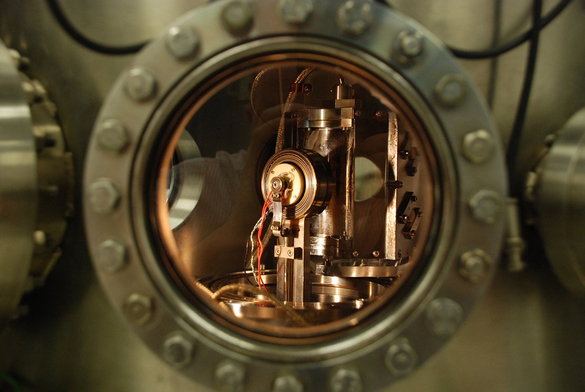 Inside view of the Medium Energy Ion Scattering accelerator at the University of Huddersfield. Image via University of Huddersfield.