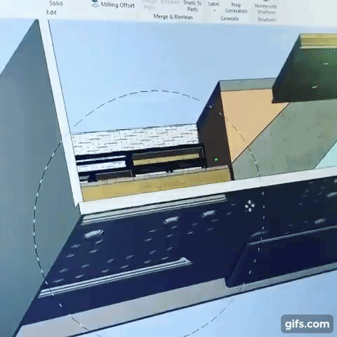 File fixing of an architectural model. Clip via Fixie.