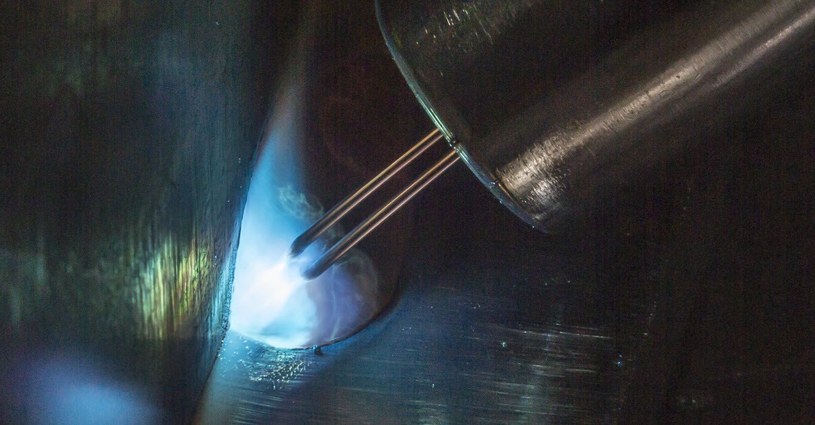 HyperFill™ high deposition welding at Lincoln Electric. Photo via Lincoln Electric