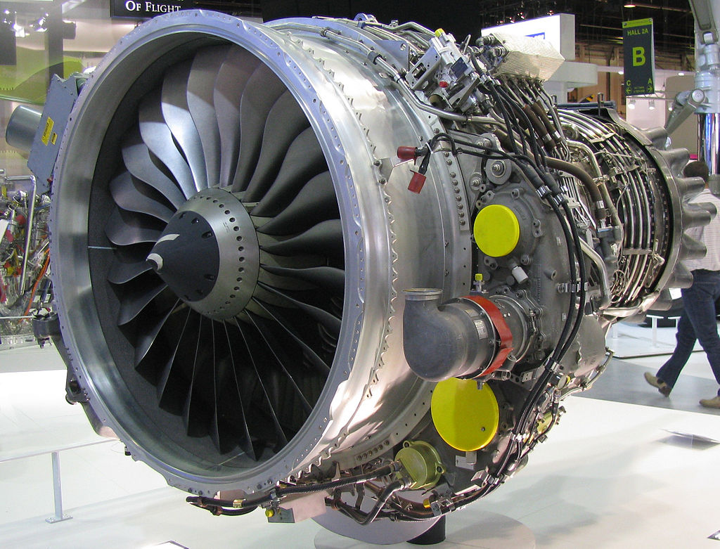 The SaM146 engine manufactured by PowerJet. Image via Wikipedia.