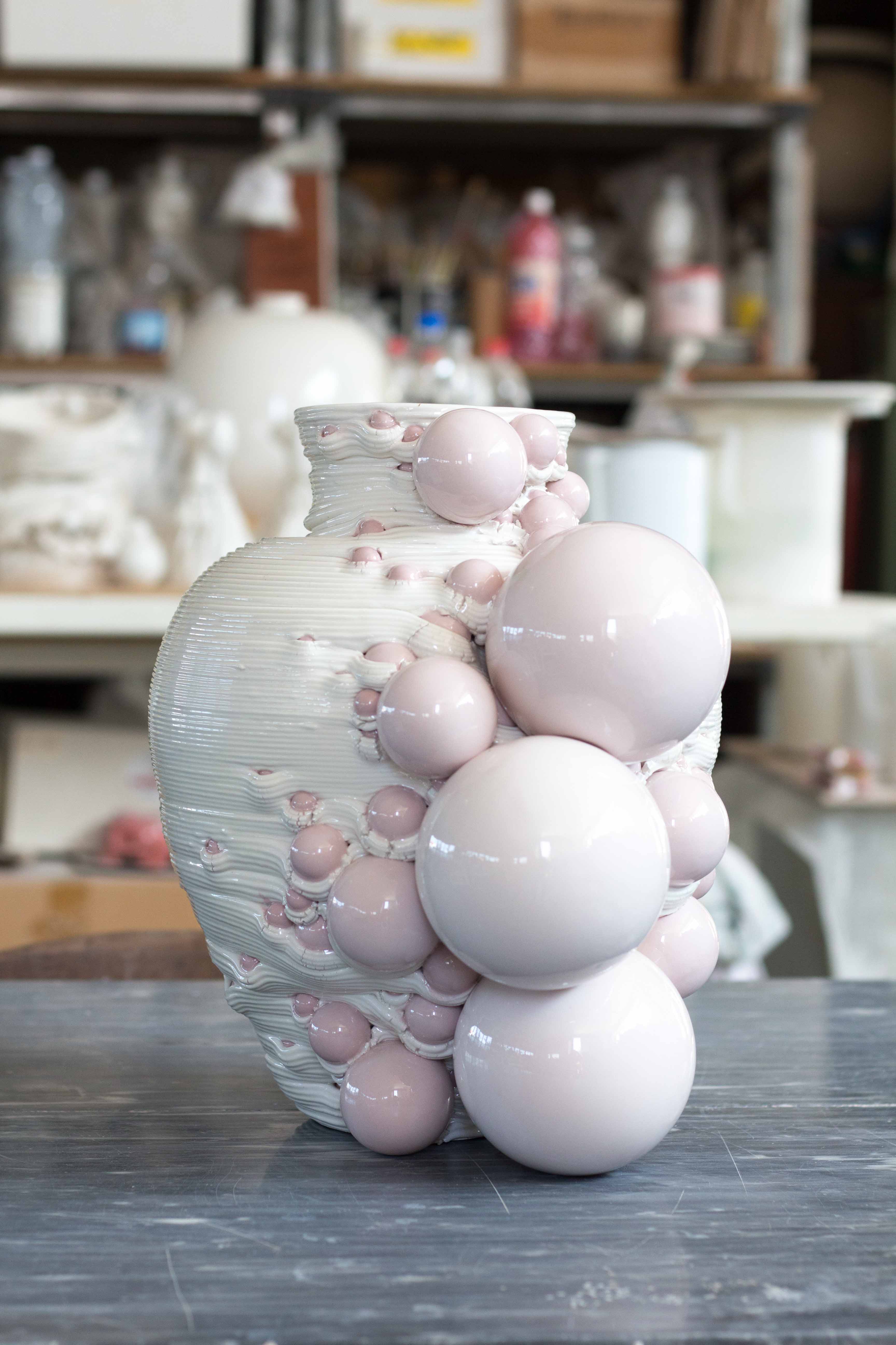 A 3D printed ikebana vases. Photo via WASP.