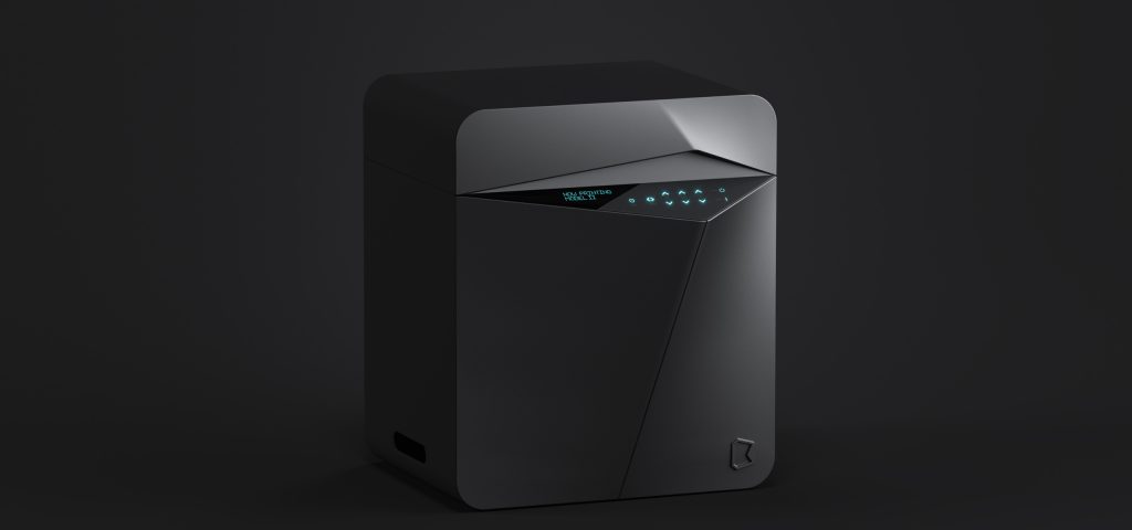 The KWAMBIO ZERO MAX - a Wildcard entry for the 2019 Desktop Non-FFF 3D Printer of the Year Award. Photo via KWAMBIO