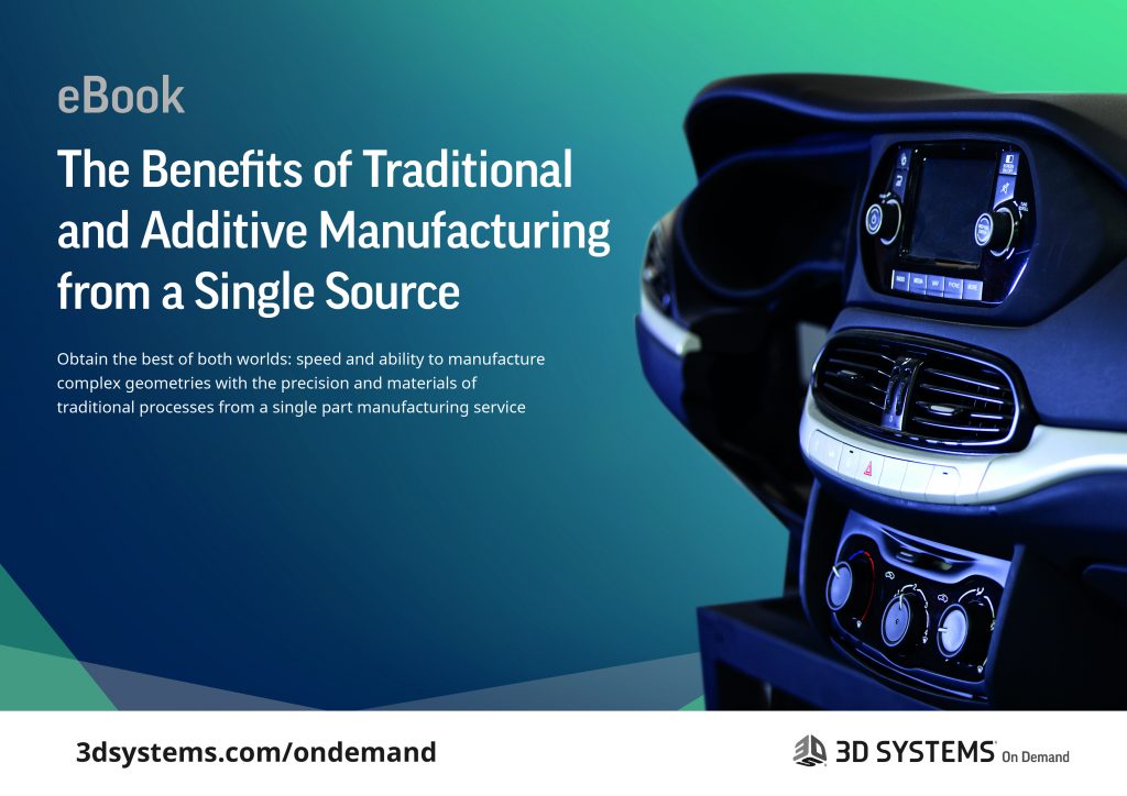 The Benefits of Traditional and Additive Manufacturing from a Single Source - a new eBook from 3D Systems.