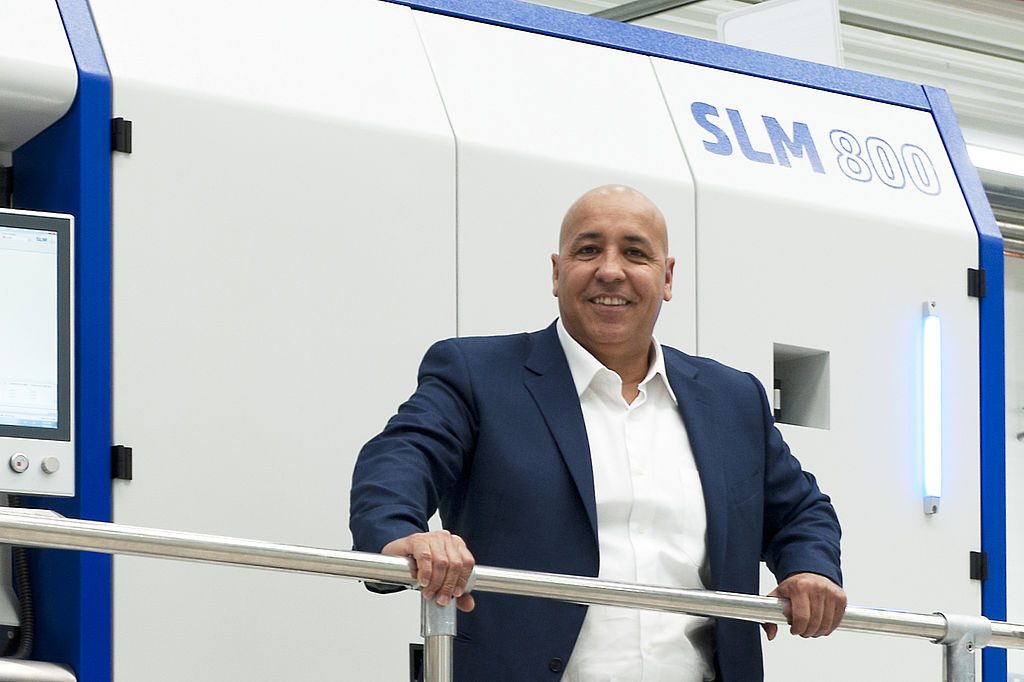 Meddah Hadjar, the newly appointed CEO fo SLM Solutions. Photo via SLM Solutions