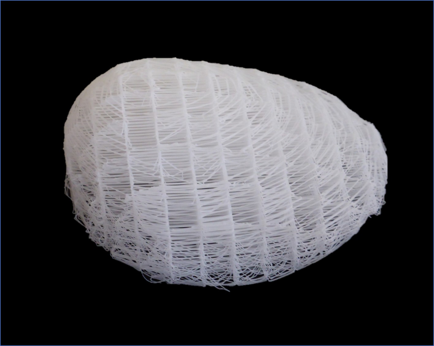A 3D printed breast implant. Photo via BellaSeno.