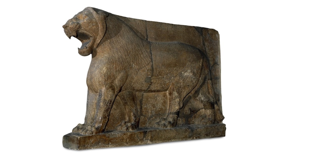 The original Lion of Mosul statue which measured at 2.59m (height) and 3.96m (length). Image via Google Arts & Culture/British Museum.