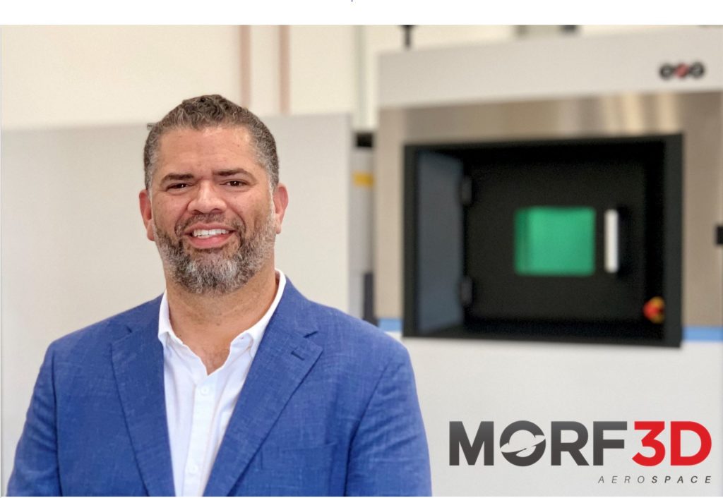 Ivan Madera, founder and CEO of Morf3D. Photo via Morf3D