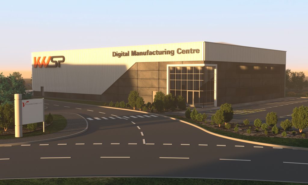 Digital rendering of the forthcoming KWSP Digital Manufacturing Center. Image via SEMLEP