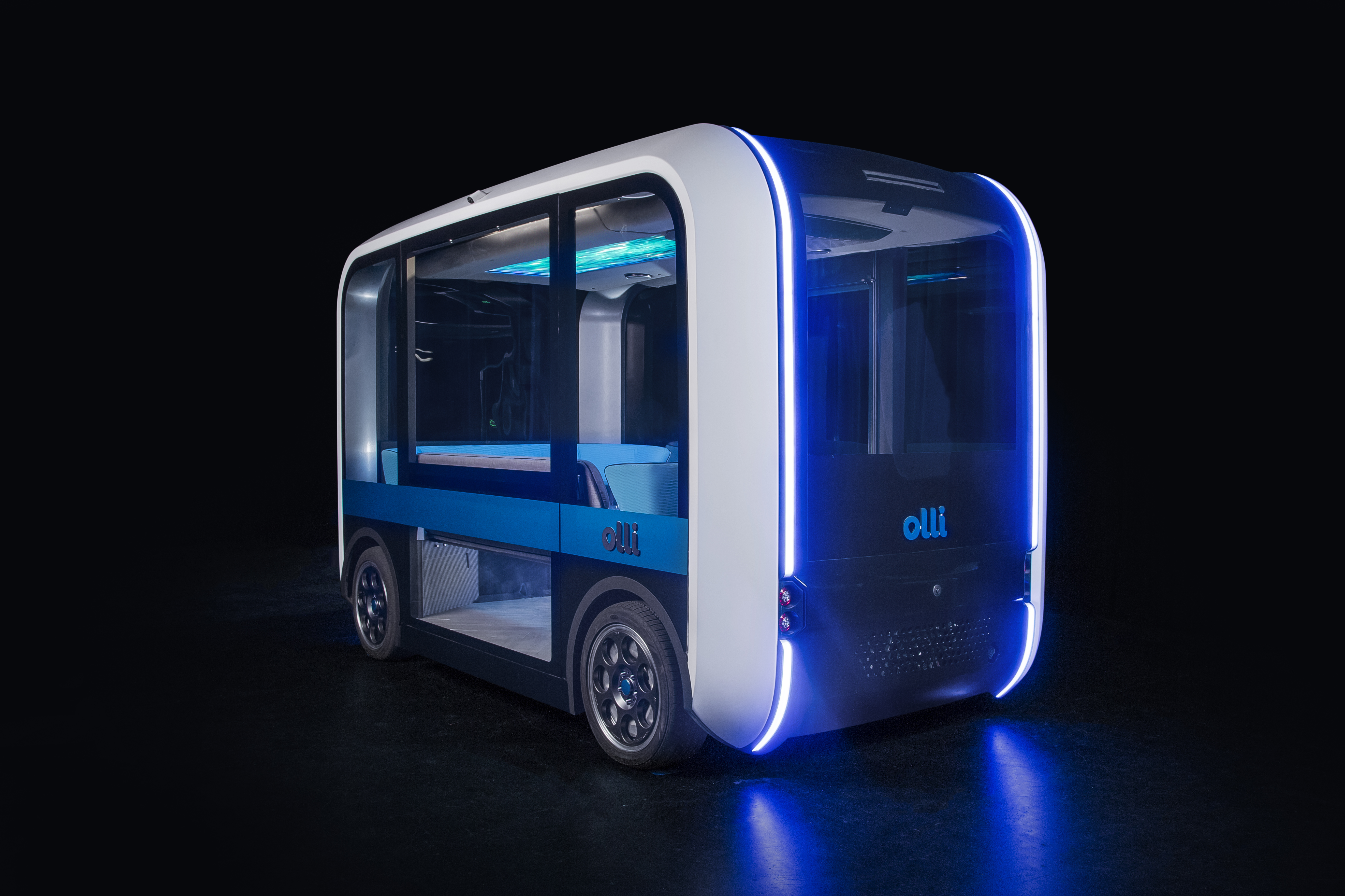 Olli 2.0, a 3D printed connected electric autonomous shuttle. Photo via Local Motors.