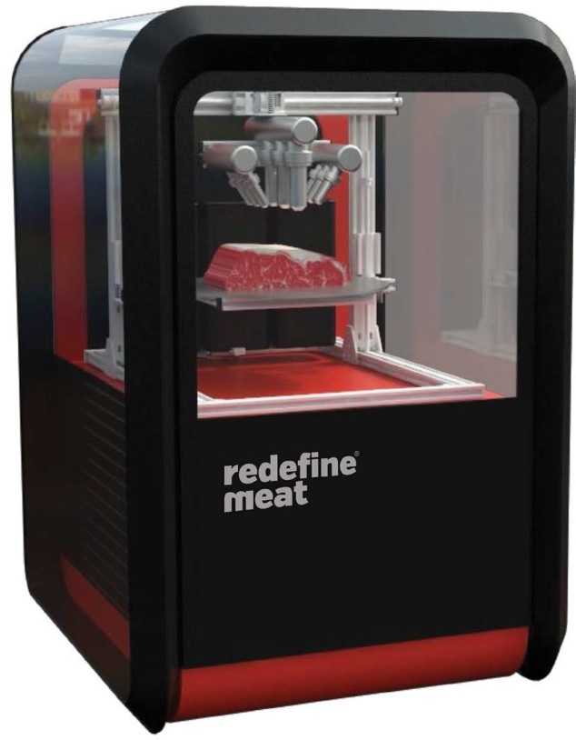 The Redefine Meat 3D printer. Photo via Redefine Meat.