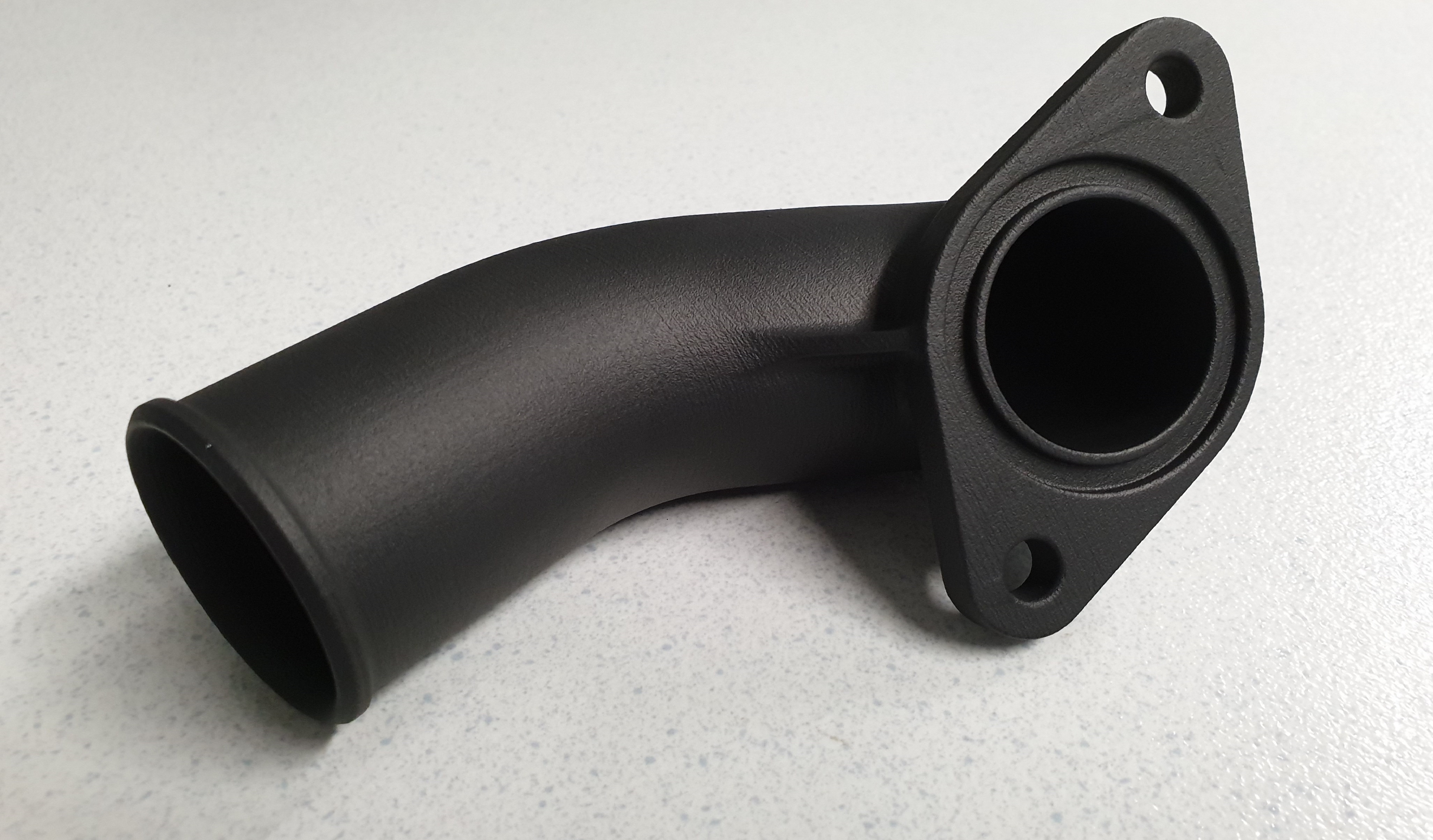 3D printed pipe on the Toyota FT-60. Photo via Scheurer Swiss.