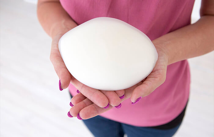A custom-made breast prosthesis made using a 3D printed mold. Photo via myReflection.