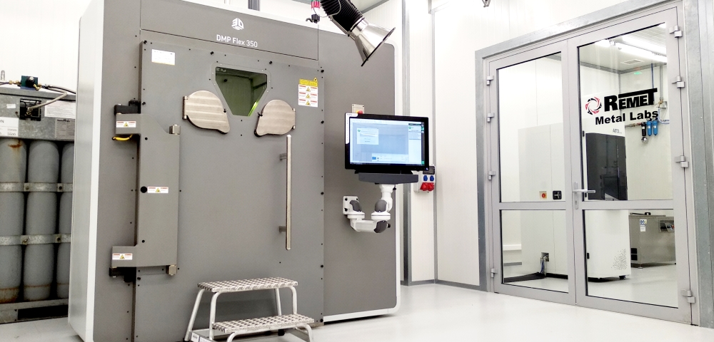The DMP Flex 350 installed at the Remet Metal Labs facility. Photo via 3D Lab.