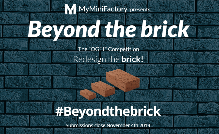MyMiniFactory Beyond the brick competition.