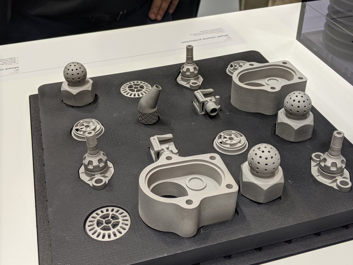 3D printed parts created on the Shop System. Photo via Desktop Metal.