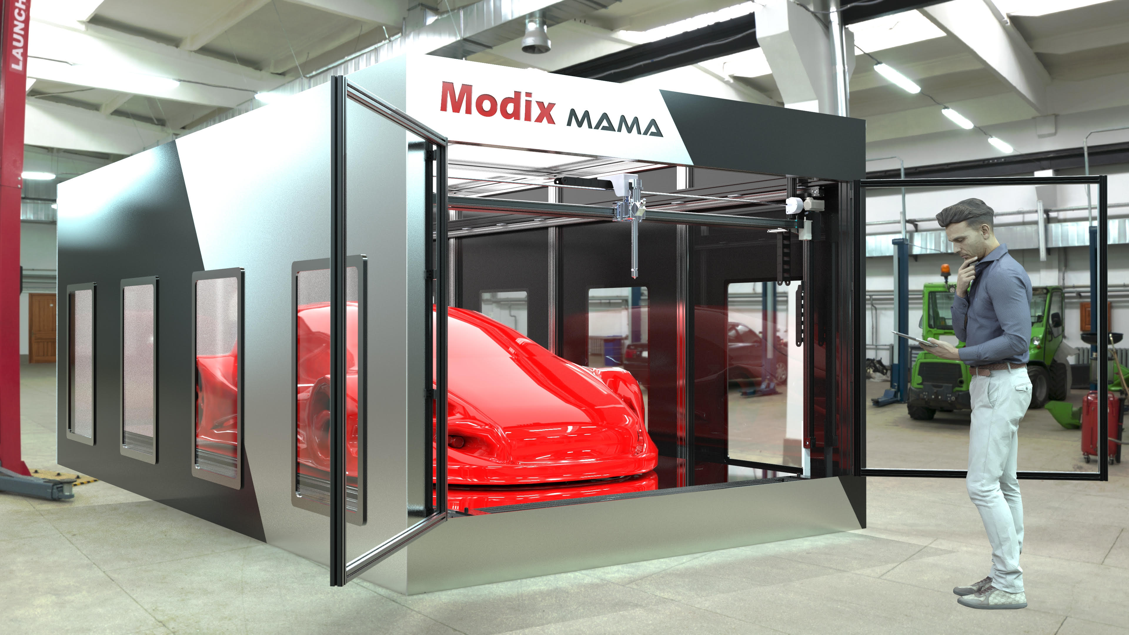 Modix launches extra large MAMA 3D printer, capable of making parts up ... - MoDix Big Mama 3D Printer