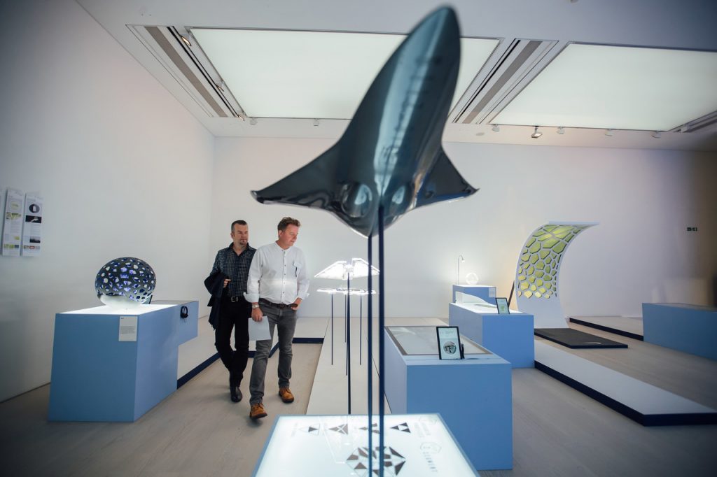 Model of a hypersonic jet from British Airways BA2119 Flight of The Future event in collaboration with the Royal College of Art at Saatchi Gallery in London on 30 July 2019 Photo by Nick Morrish/British Airways