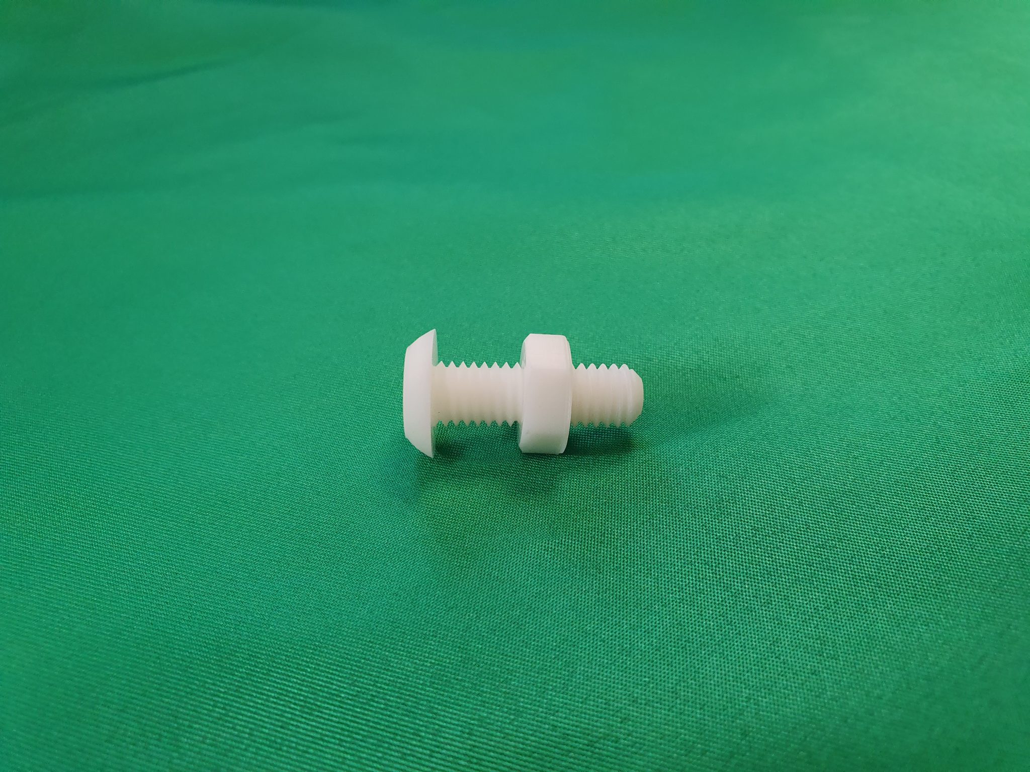 Nut and bolt assembly.