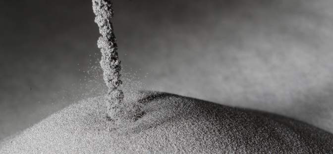 Metal alloy powder. Image via PyroGenesis.