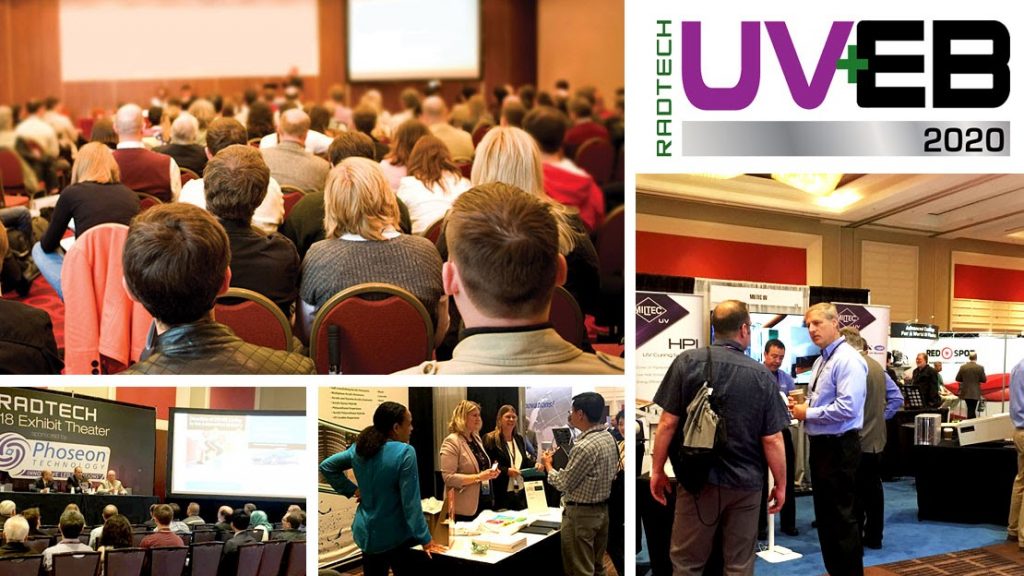 Scenes from previous RadTech UV+EB Technology Conferences. Image via RadTech