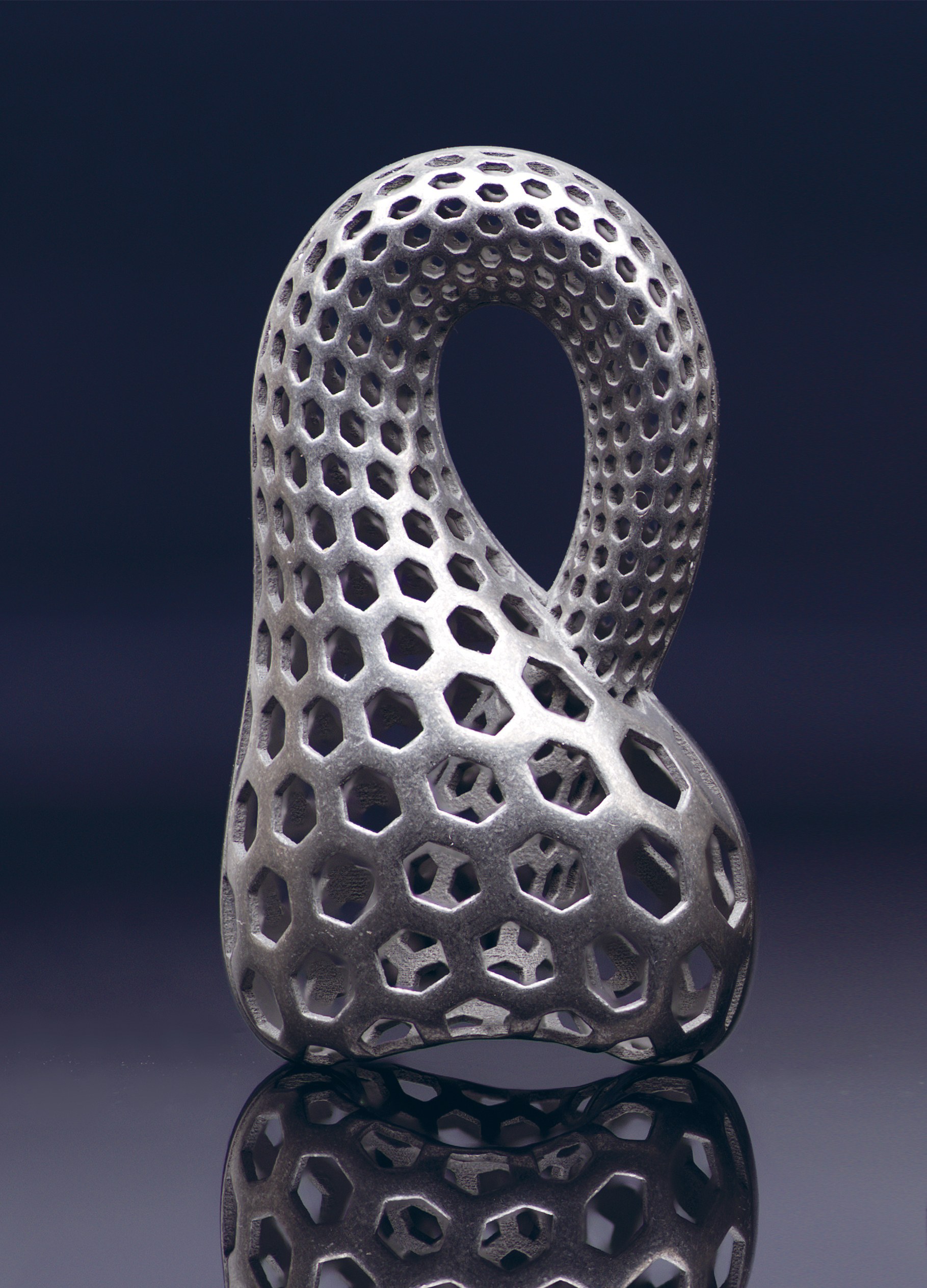 3D printed metal object from Digital Metal. Photo via Digital Metal.