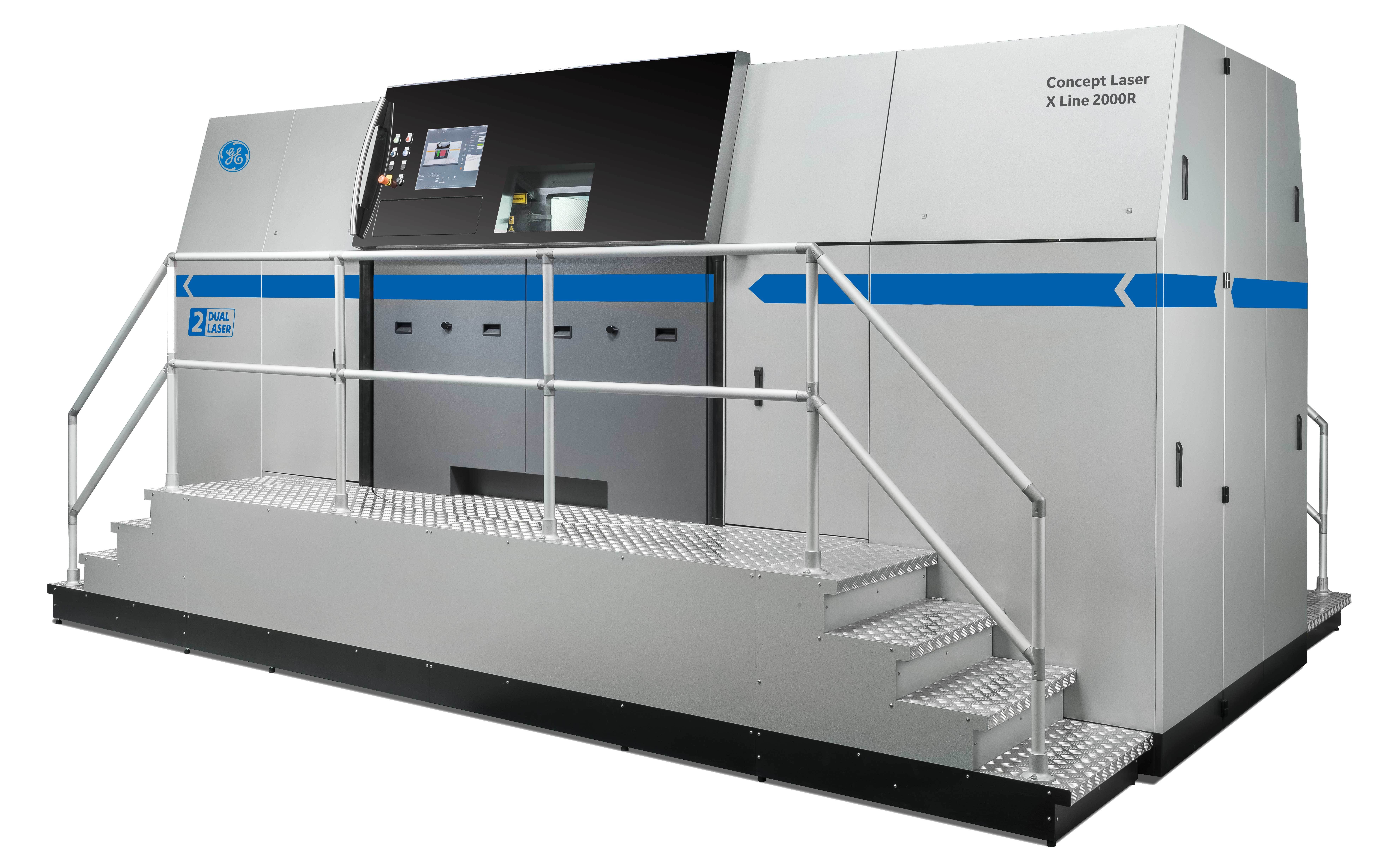 The GE AdditivesConcept Laser X Line 2000R 3D printer. Photo via Protolabs.