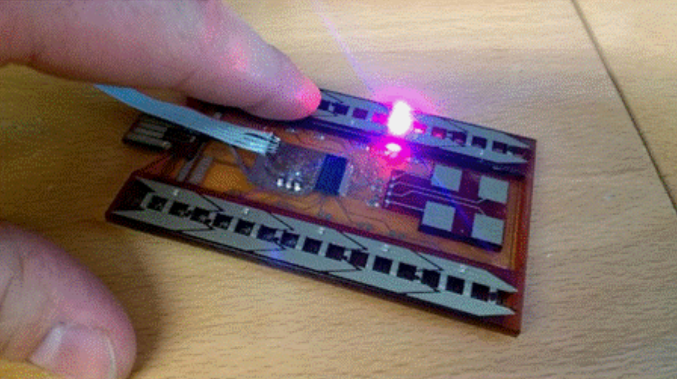 3D printed touch sensor. Photo via Nano Dimension.