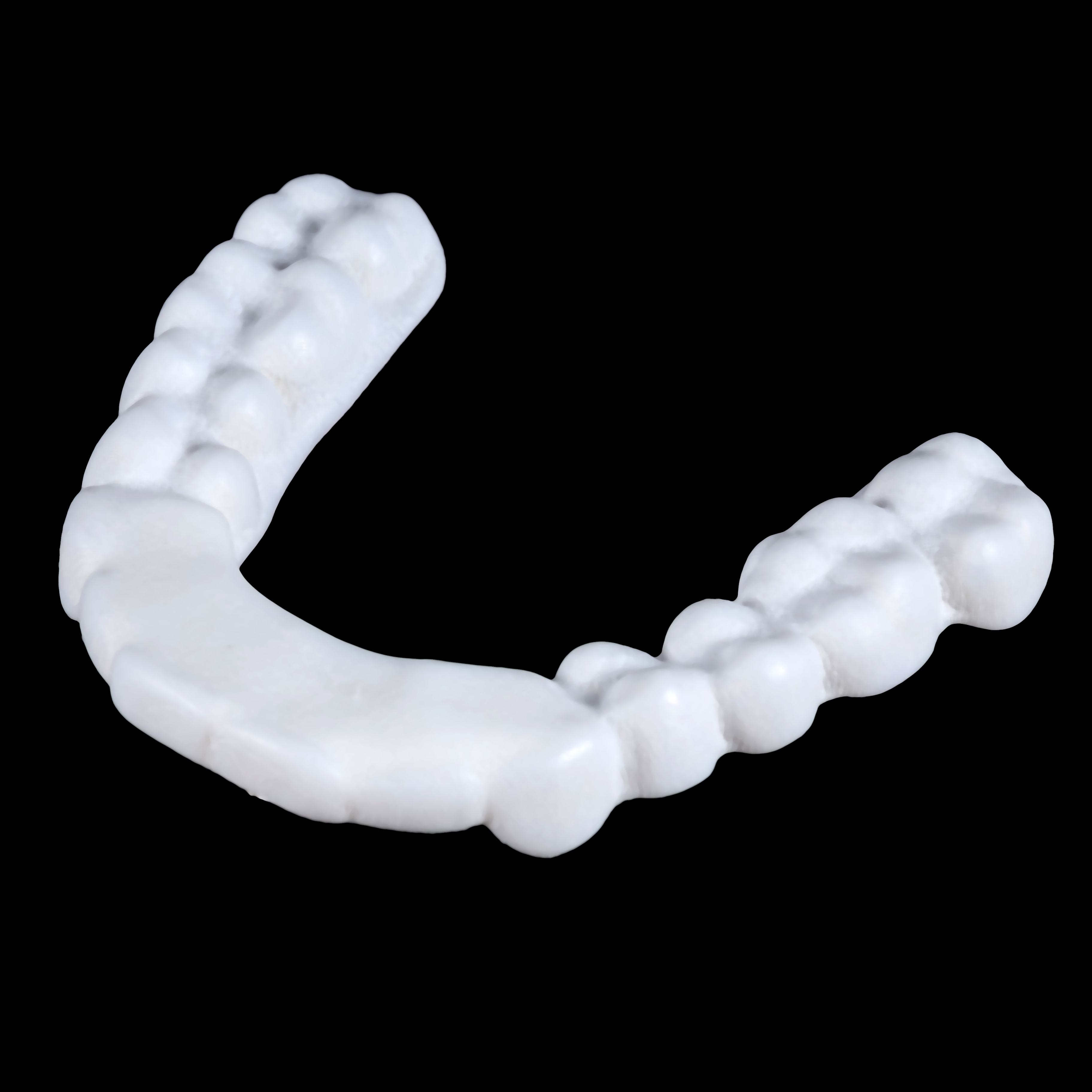 SLS 3D Printed Dental Part. Photo via PostProcess Technologies.
