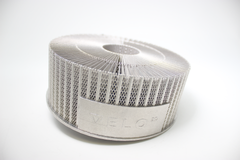 VELO3D 3D printed part. Photo via VELO3D.