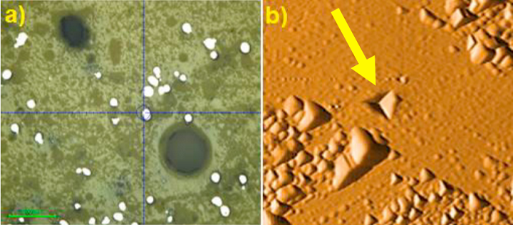 The nanoindentation test. Image via I-Form Research Centre.