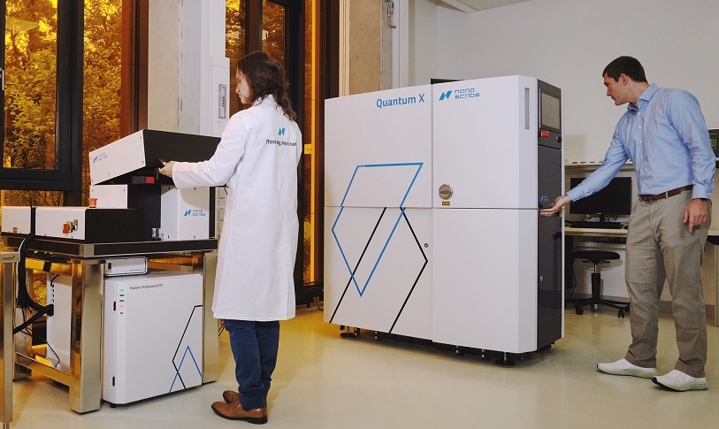 Nanoscribe's new Microfabrication Experience Center (pictured) is designed to test and validate the feasibility of new 3D printing applications. Photo via Nanoscribe.